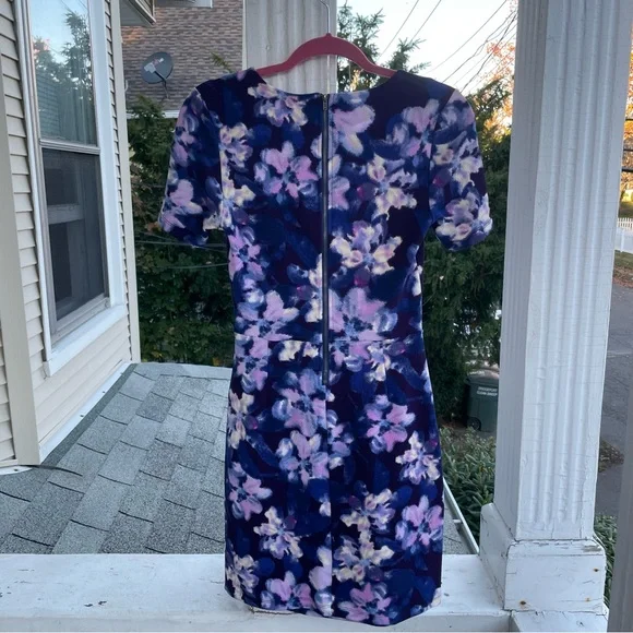 Jessica Simpson Ciara Dress in Purple Lilypad Size S (NWT) - Picture 9 of 12